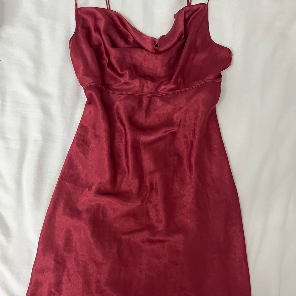 Victoria's Secret Deep Red Mini Dress